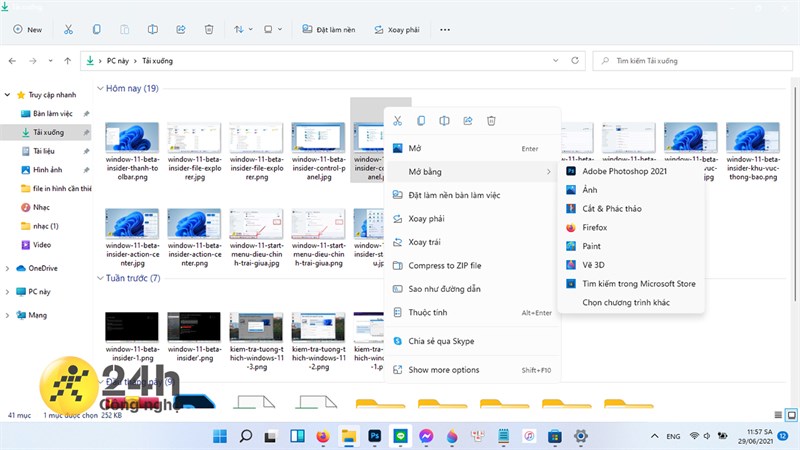File Explorer trong windows 11