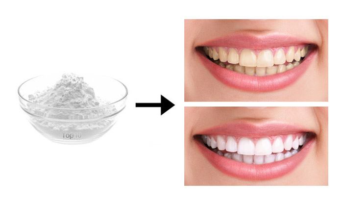 Baking soda giúp làm trắng rrăng