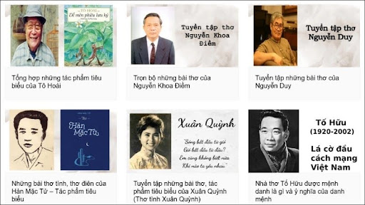 Tác phẩm của những nhà thơ lớn được cập nhật trên The POET magazine