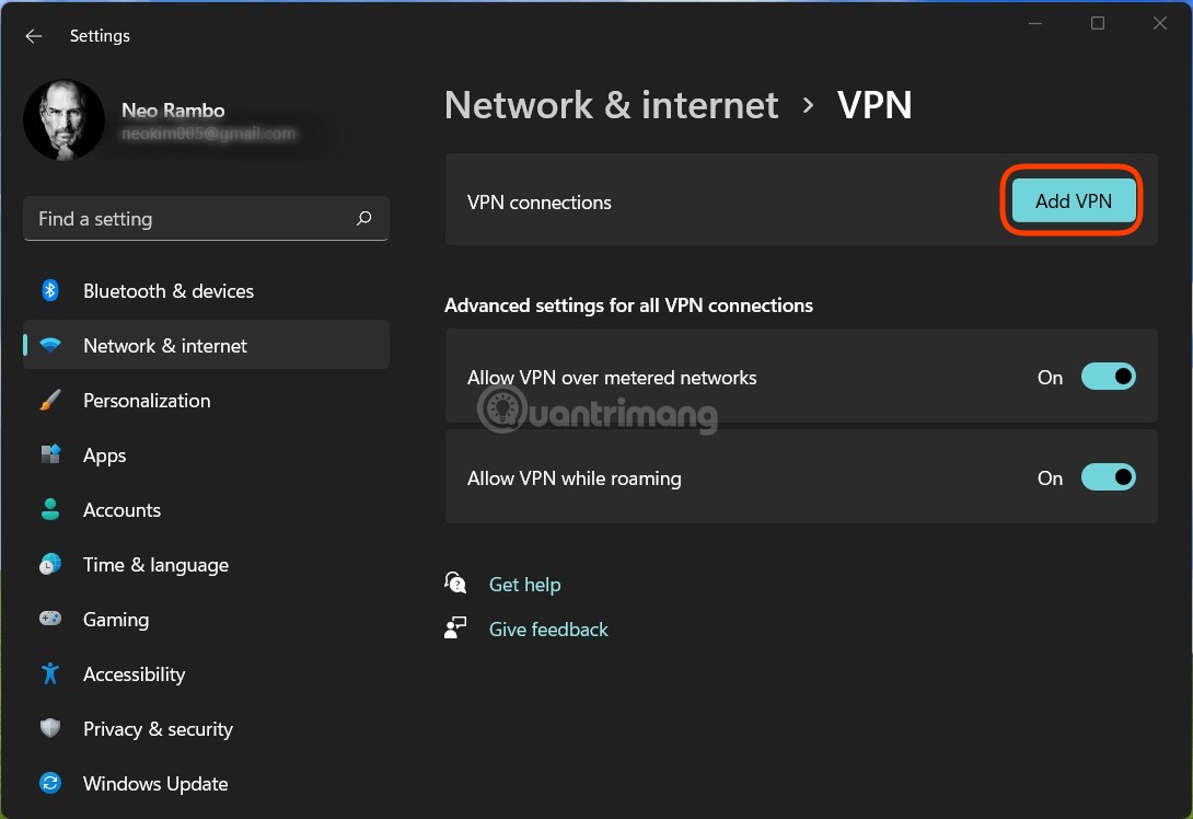 Cách cài và sử dụng VPN trên Windows 11
