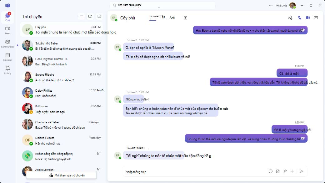 Chuyển Skype sang Teams