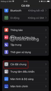 Cài đặt iPhone