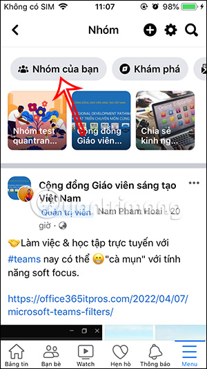Nhóm Facebook của bạn