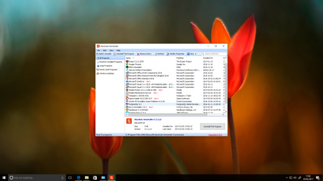 Sử dụng phần mềm Absolute Uninstaller