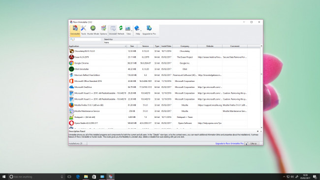 Sử dụng công cụ Revo Uninstaller