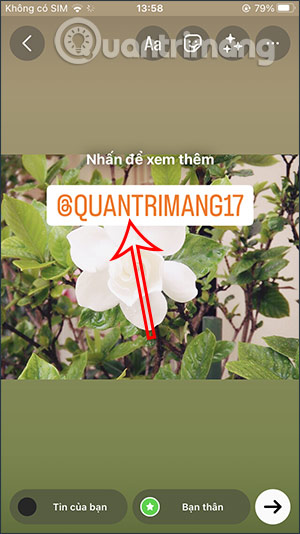 Tài khoản Instagram được tag