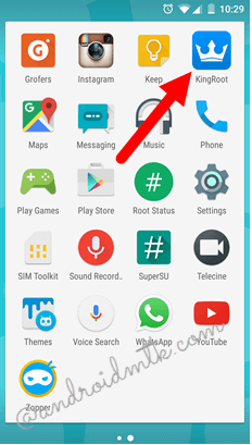 biểu tượng ứng dụng trên Menu Launcher