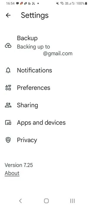 Phiên bản Google Photos hiển thị ở trên là yêu cầu tối thiểu để chỉnh sửa Ultra HDR.