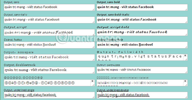 Đăng status Facebook độc đáo