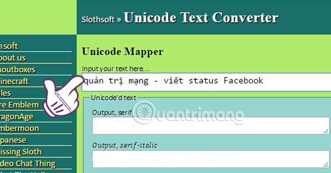 Đăng status Facebook độc đáo