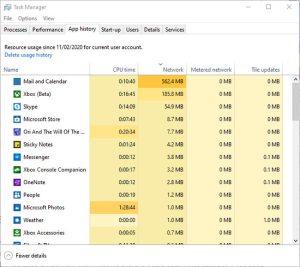 Sử dụng Task Manager