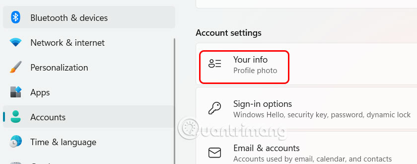 Settings Windows 11