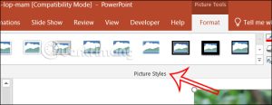 Chỉnh kiểu hiển thị ảnh PowerPoint