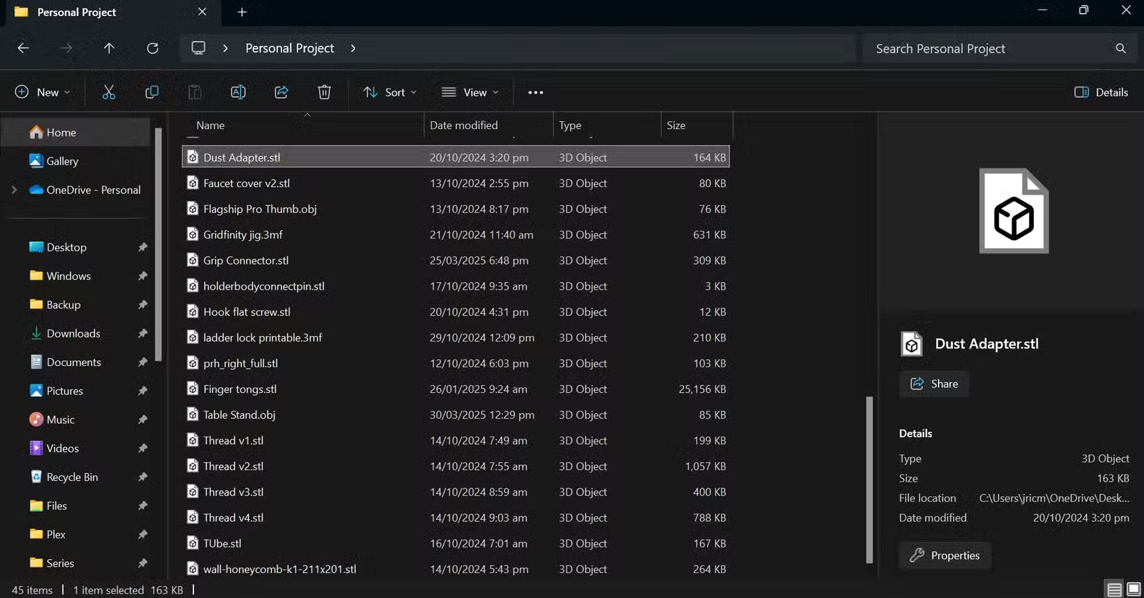 Hiển thị phần mở rộng file cho các loại file khác nhau