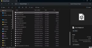 Hiển thị phần mở rộng file cho các loại file khác nhau