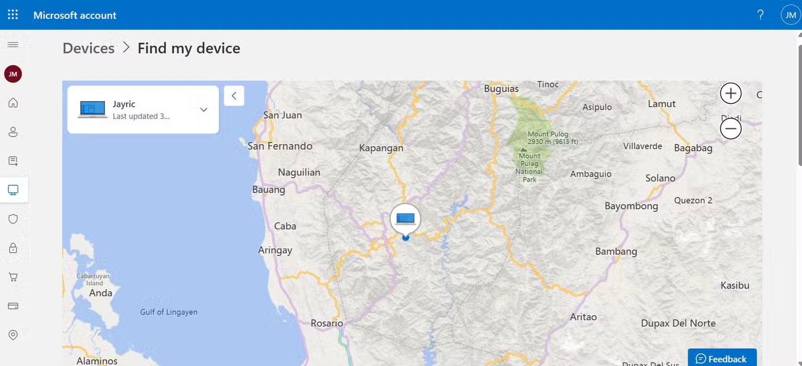 Tìm thiết bị bằng tính năng Windows Find My Device