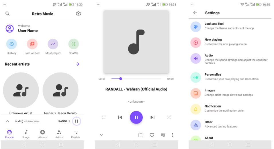 Retro Music Player