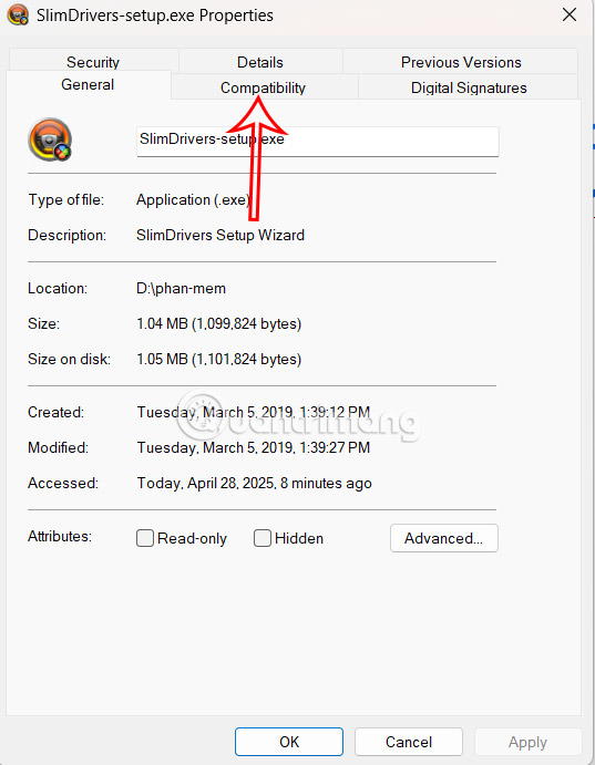 Chế độ tương thích Windows 11