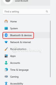 Chỉnh thiết bị bluetooth Windows 11